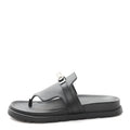 Calfskin Womens Empire Sandals 36 Black
