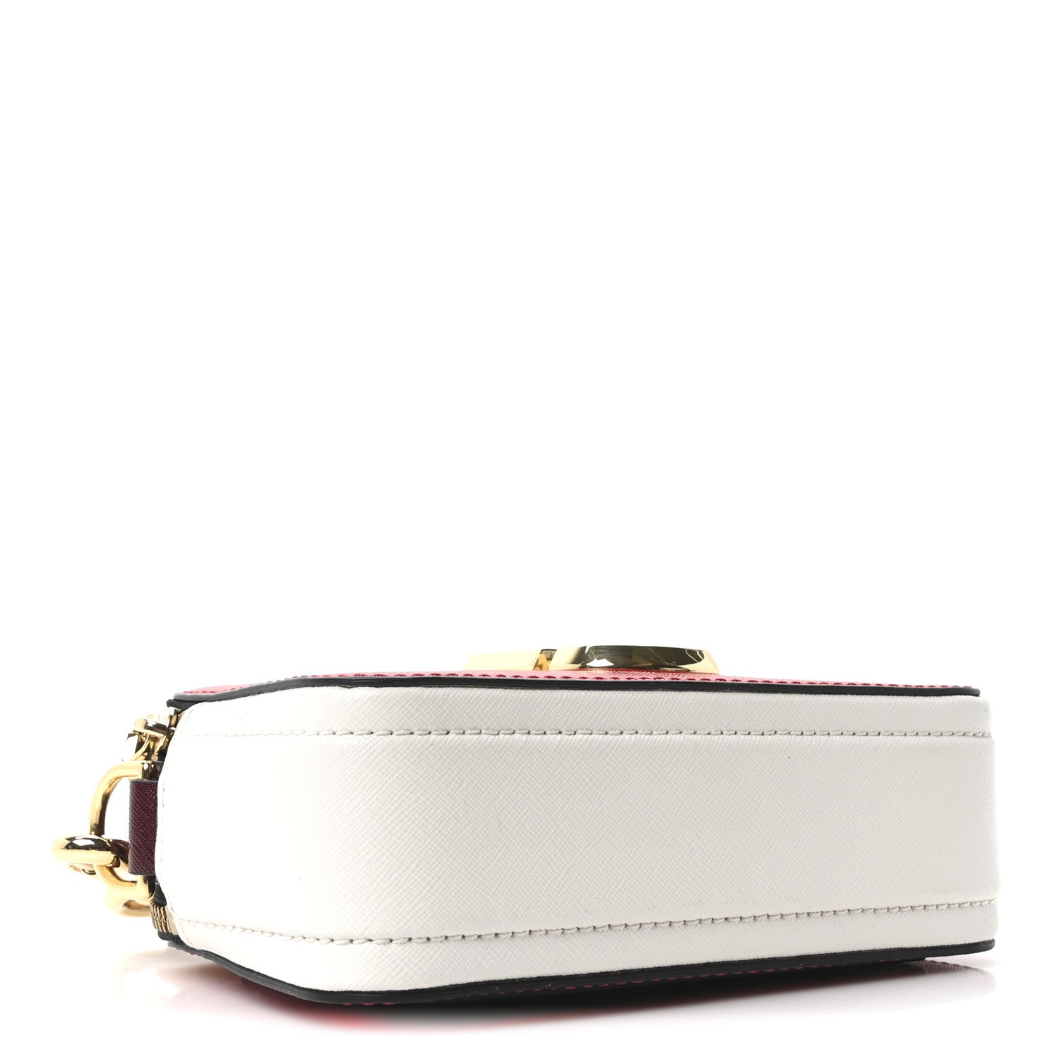Saffiano Small Snapshot Camera Bag Red Multicolor