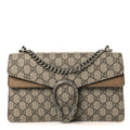 GG Supreme Monogram Small Dionysus Shoulder Bag Taupe