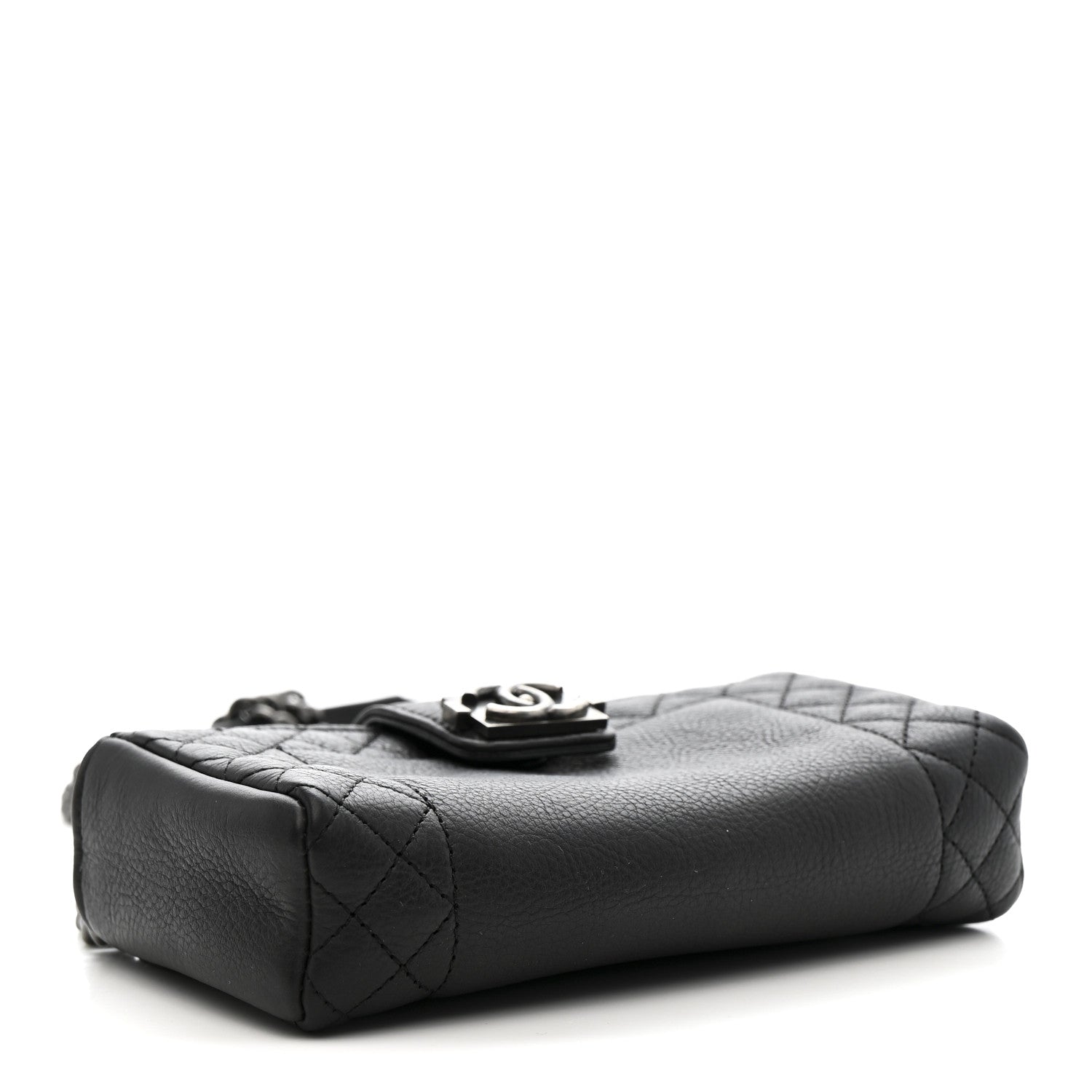 Calfskin Boy Reverso Mini Pochette Black