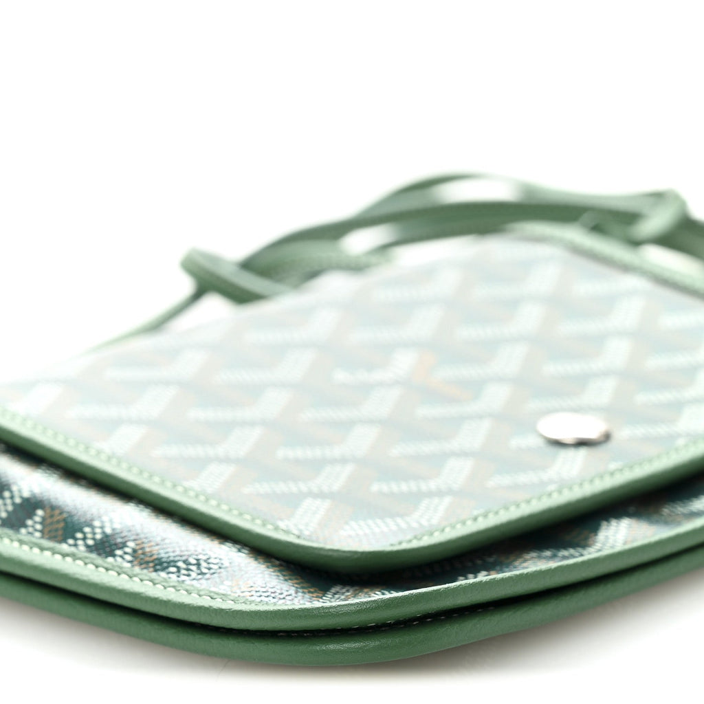 Goyardine Plumet Wallet Clutch Green
