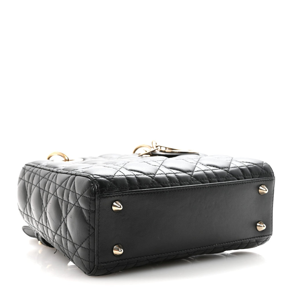 Lambskin Cannage Small My ABCDior Lady Dior Black