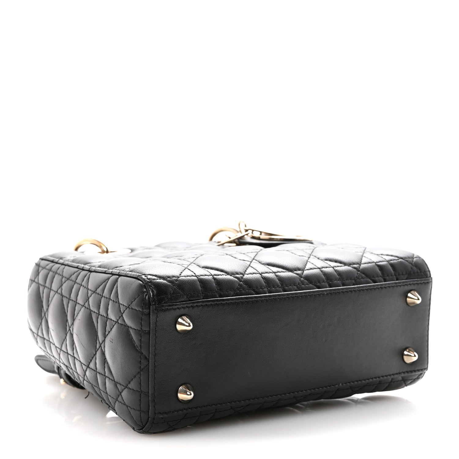 Lambskin Cannage Small My ABCDior Lady Dior Black