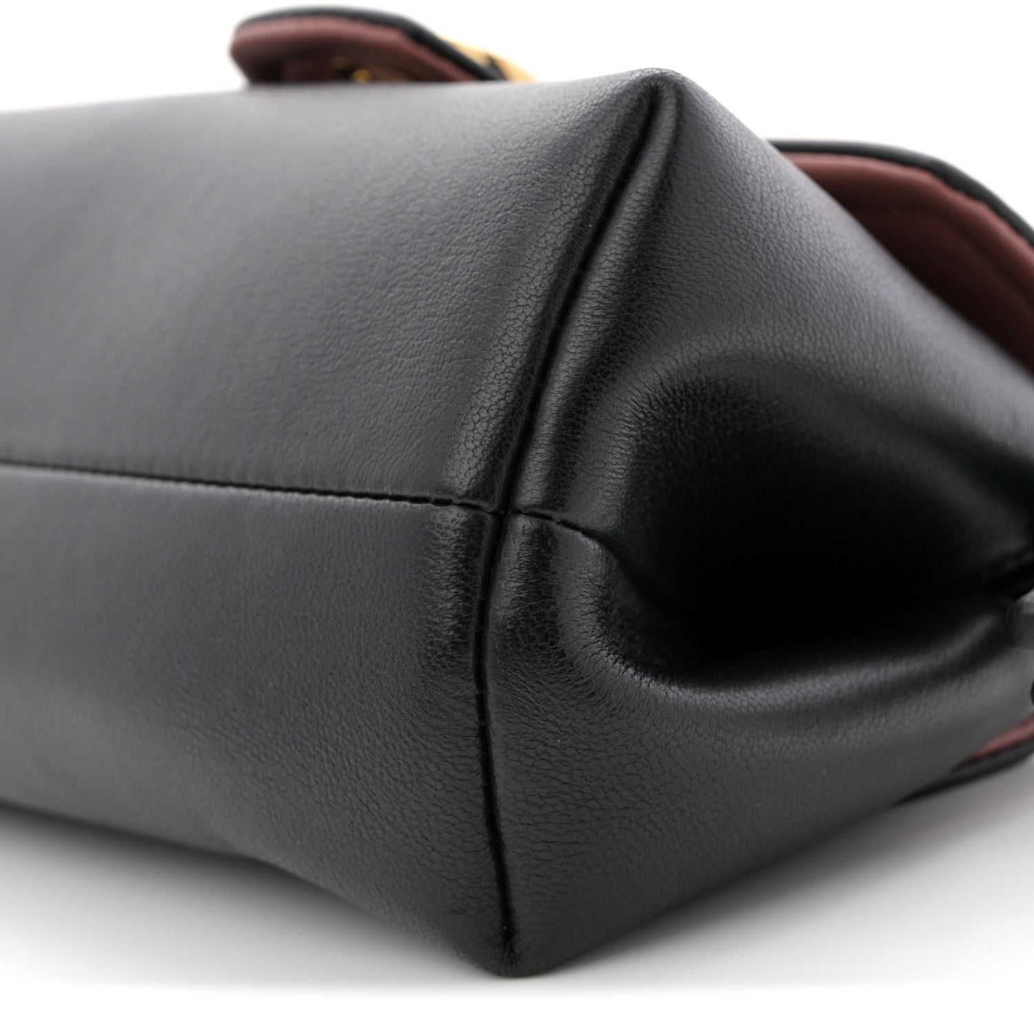 Lambskin Vlogo Mini Crossbody Bag Black