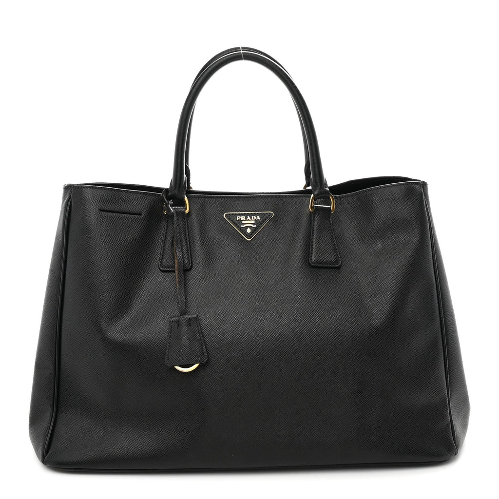 Saffiano Lux Large Tote Black