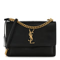 Calfskin Medium Monogram Sunset Black