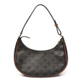 Triomphe Canvas Calfskin Ava Shoulder Bag Tan