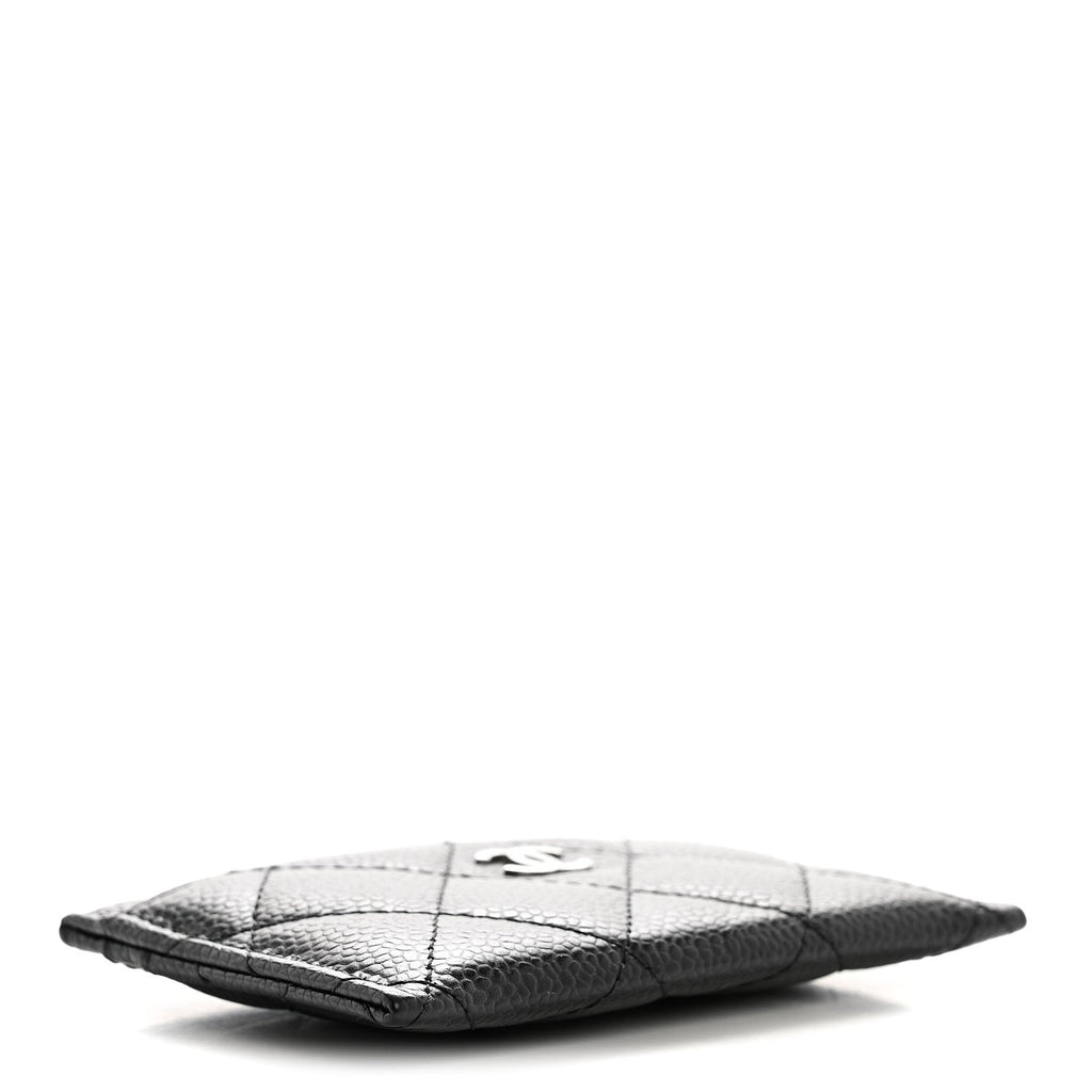 Caviar Quilted  Holder Black