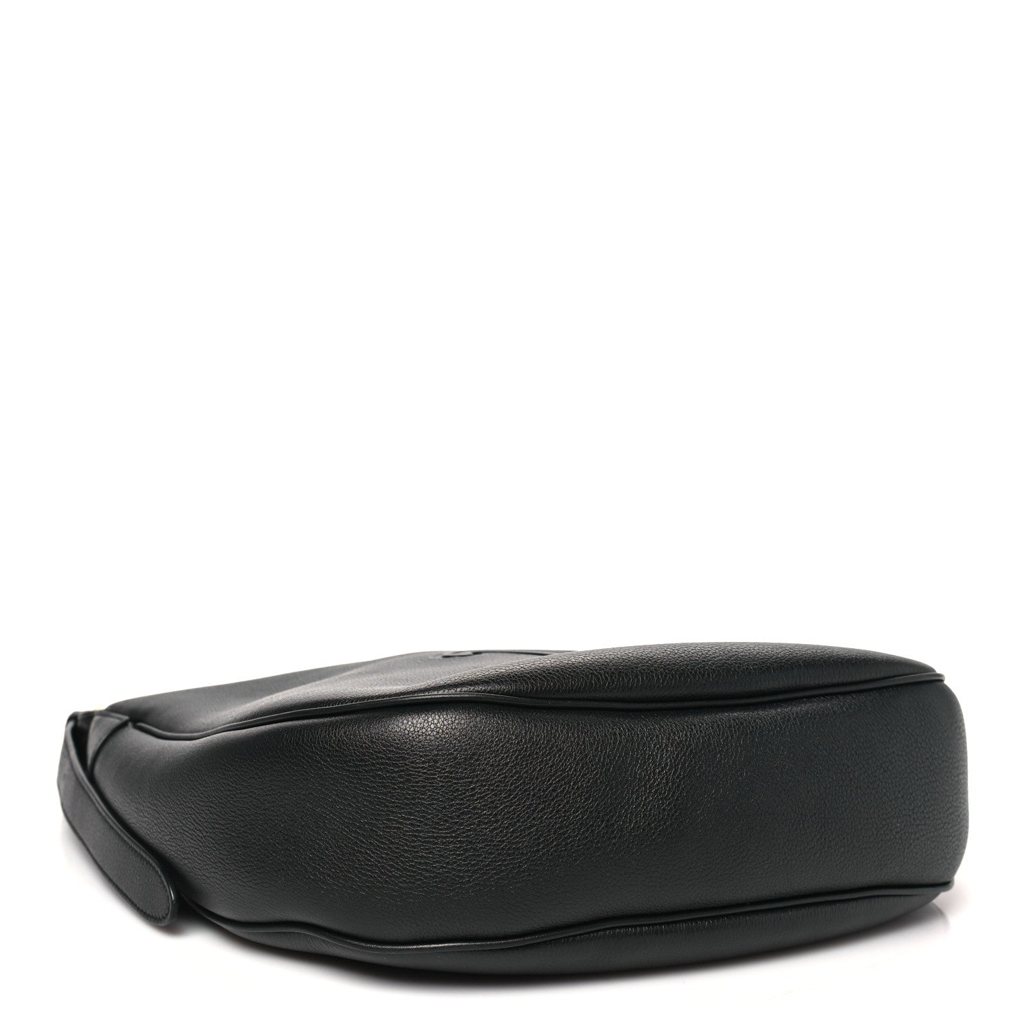 Supple Calfskin Cuir Triomphe Medium Heloise Shoulder Bag Black