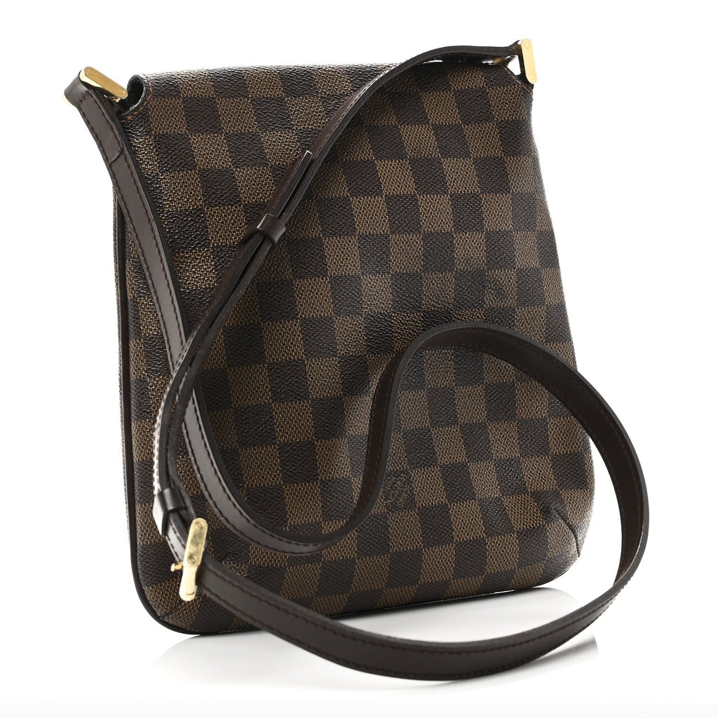 Damier Ebene Musette Salsa Long Strap