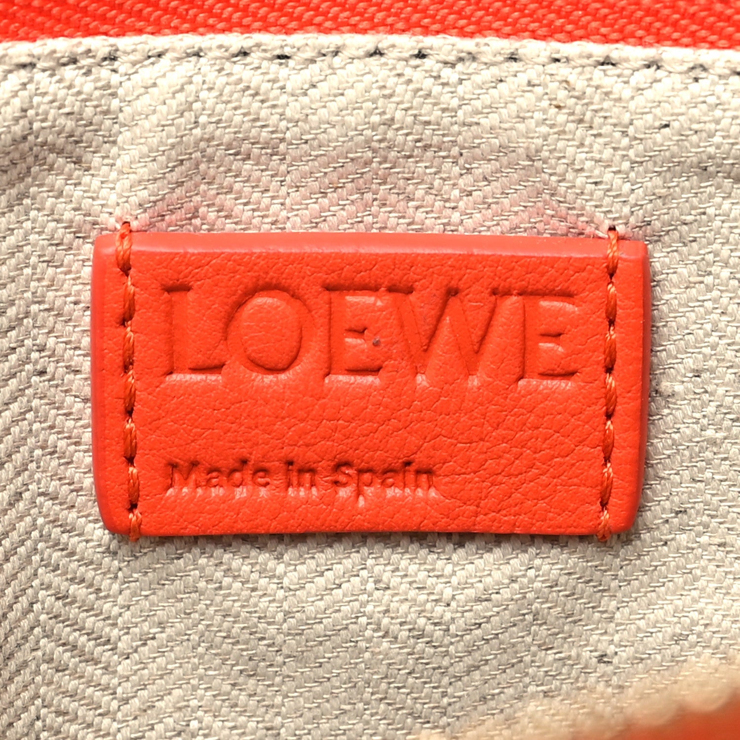 Calfskin Mini Hammock Hobo Vivid Orange