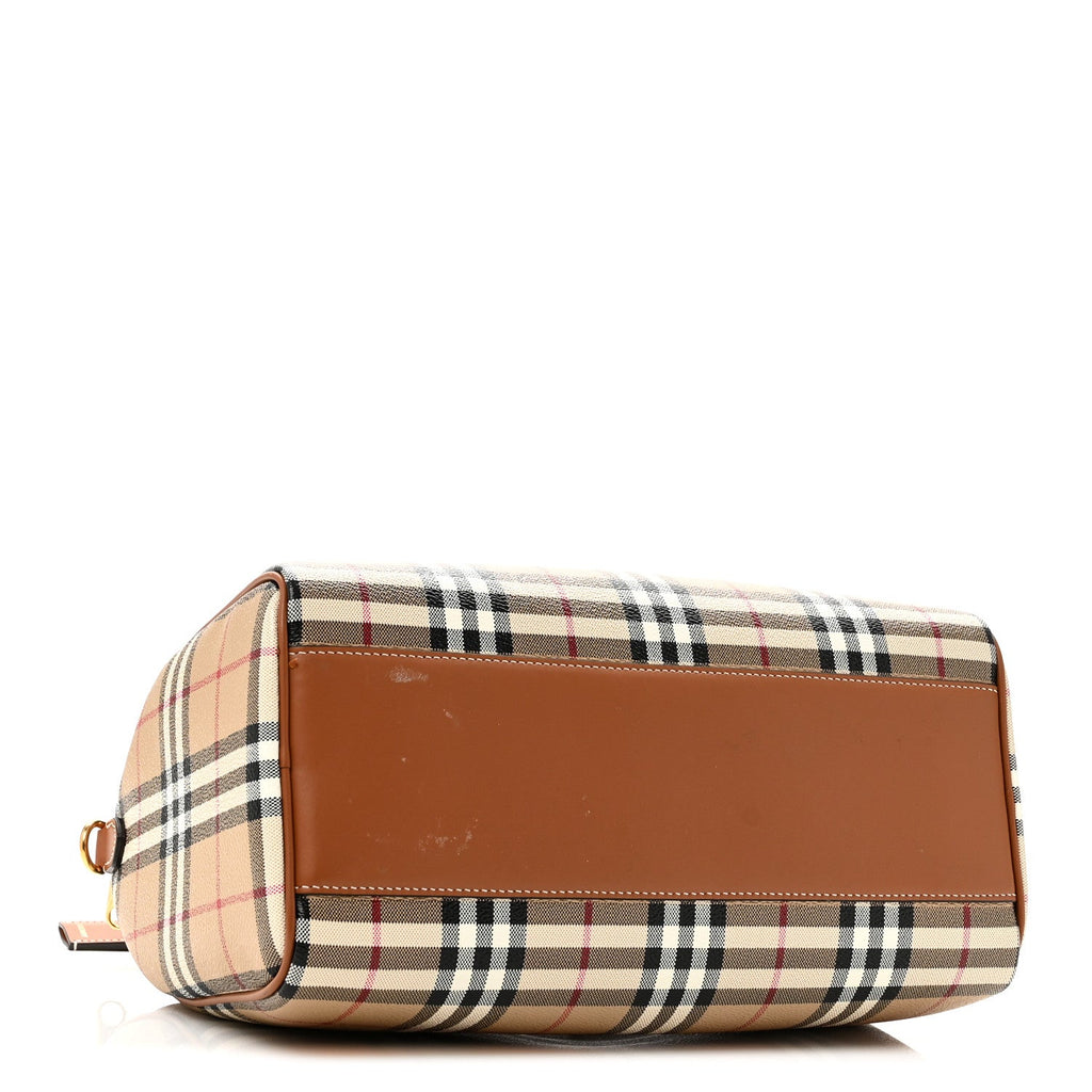 Horseferry Check Medium Bowling Bag Tan
