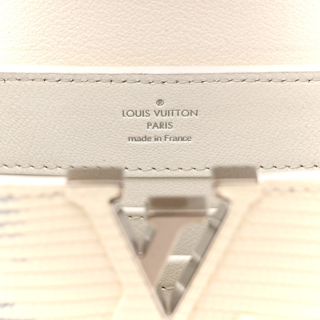 Lizard Capucines Mini White