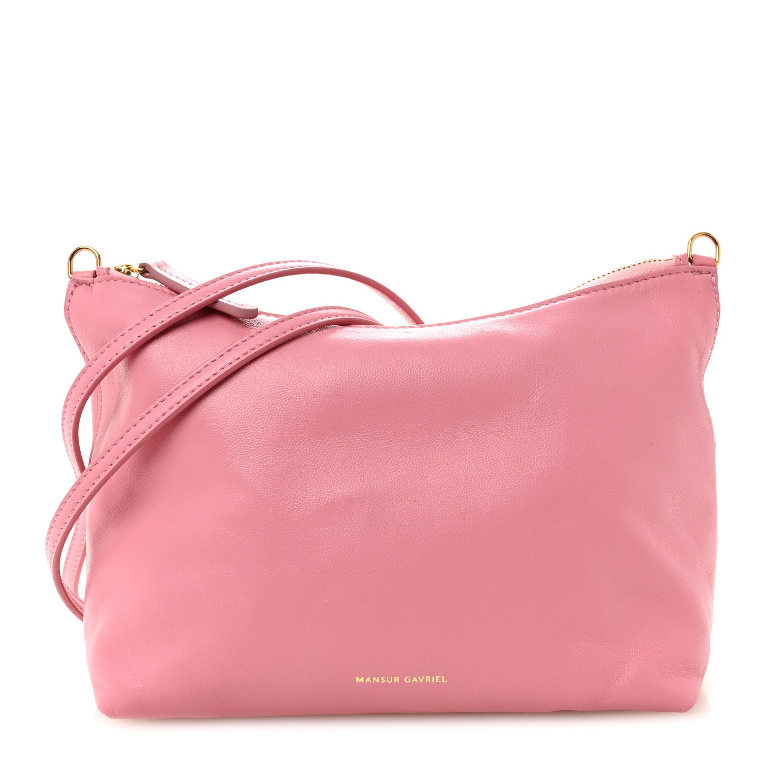 Lambskin Hera Crossbody Bag Flamingo