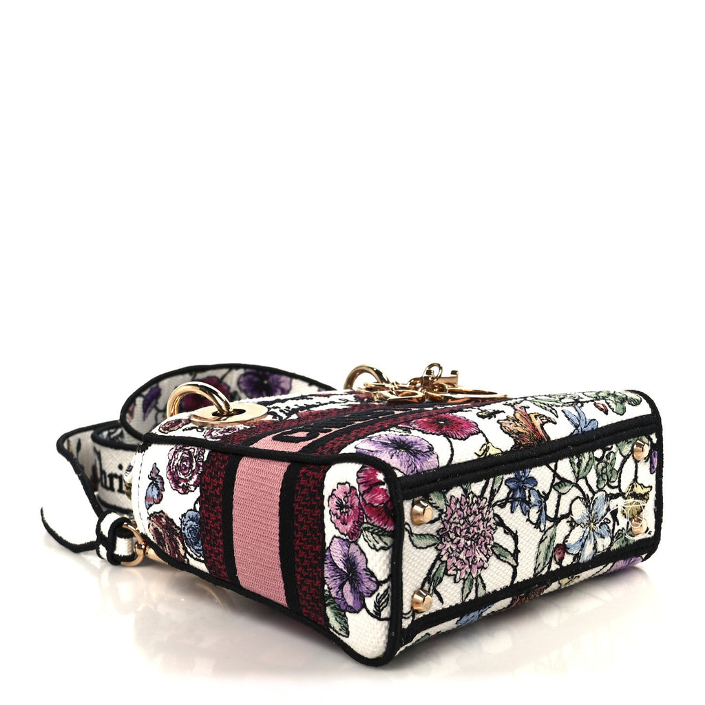 Canvas Florilegio Embroidered Mini Lady D-Lite White Multicolor