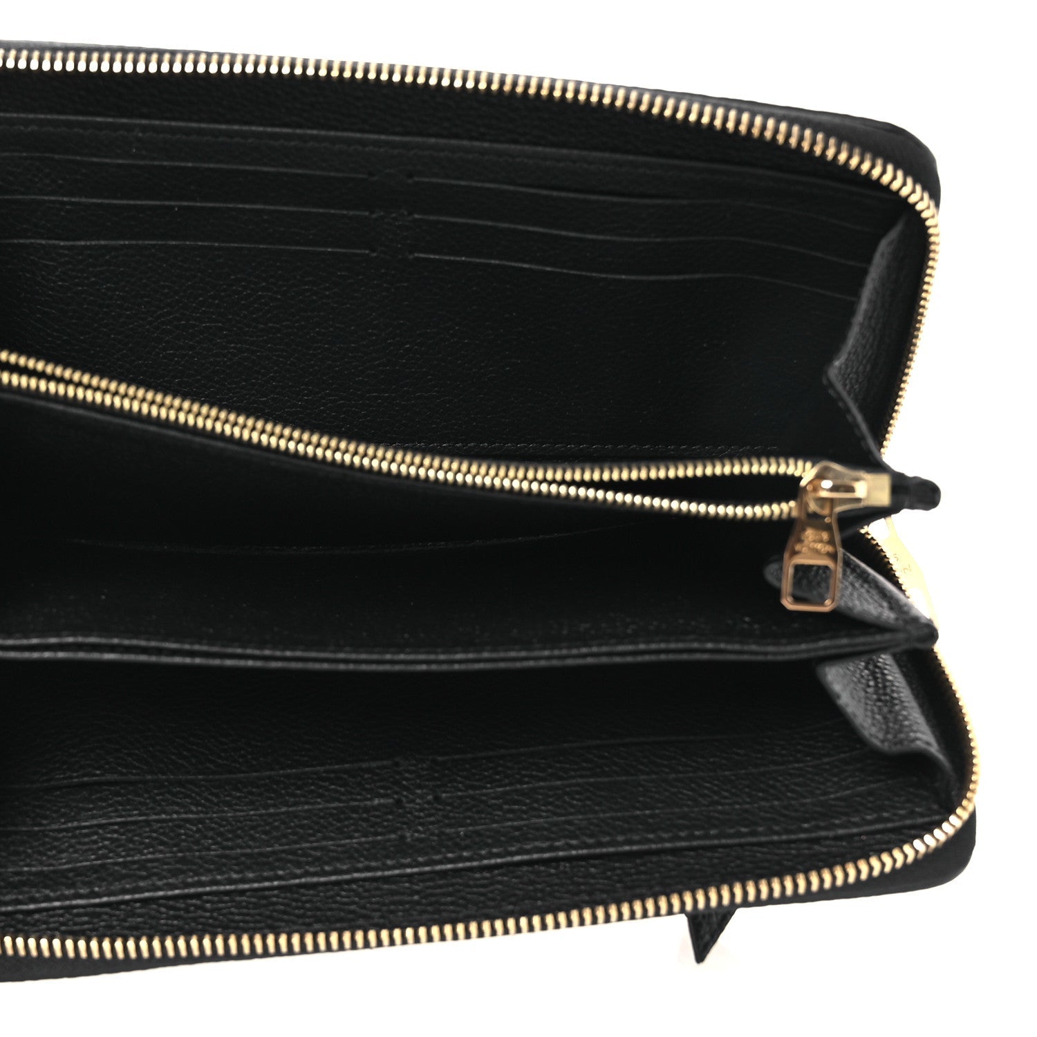 Empreinte Monogram Giant Zippy Wallet Black Beige