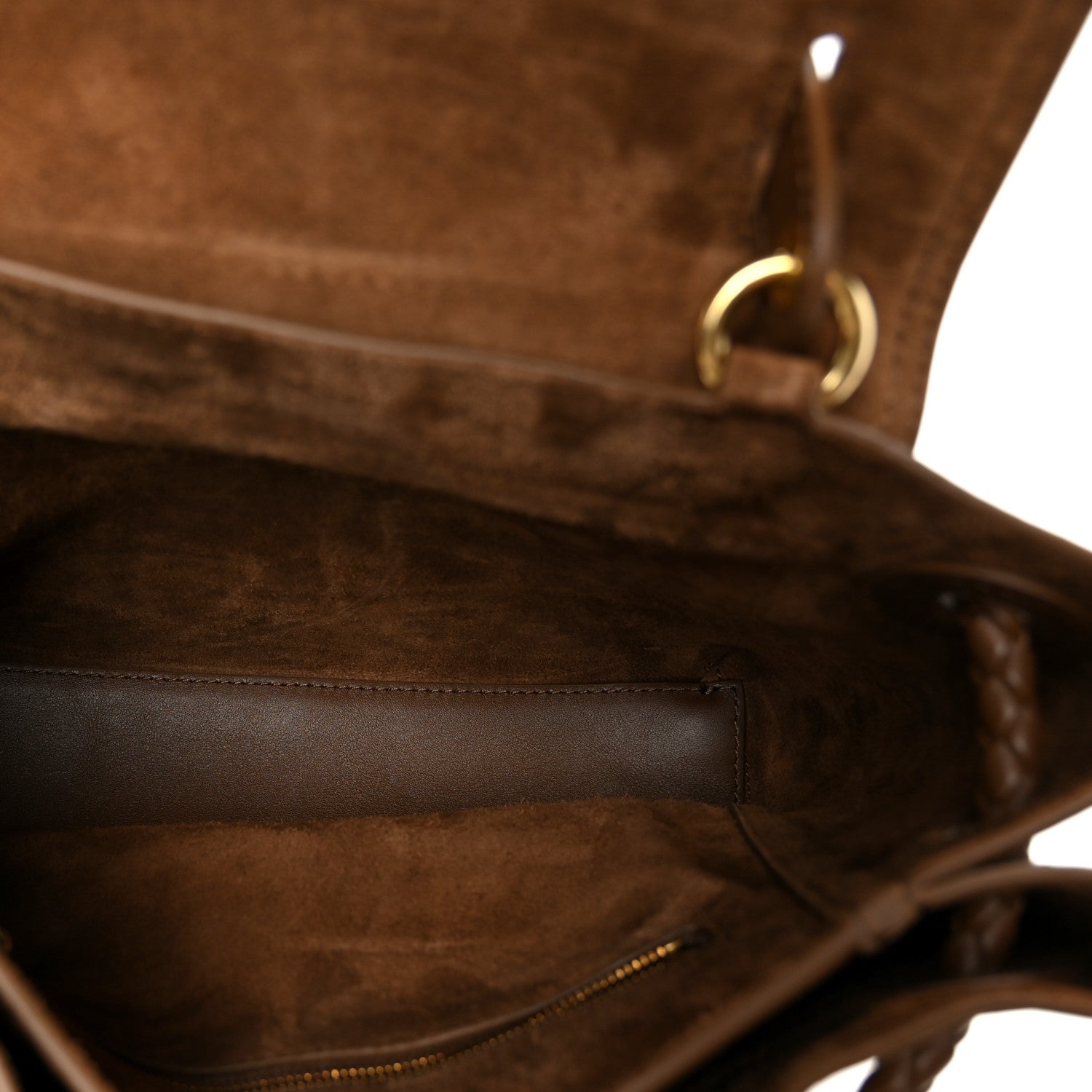 Silky Calfskin Small Ciao Ciao Nocciola