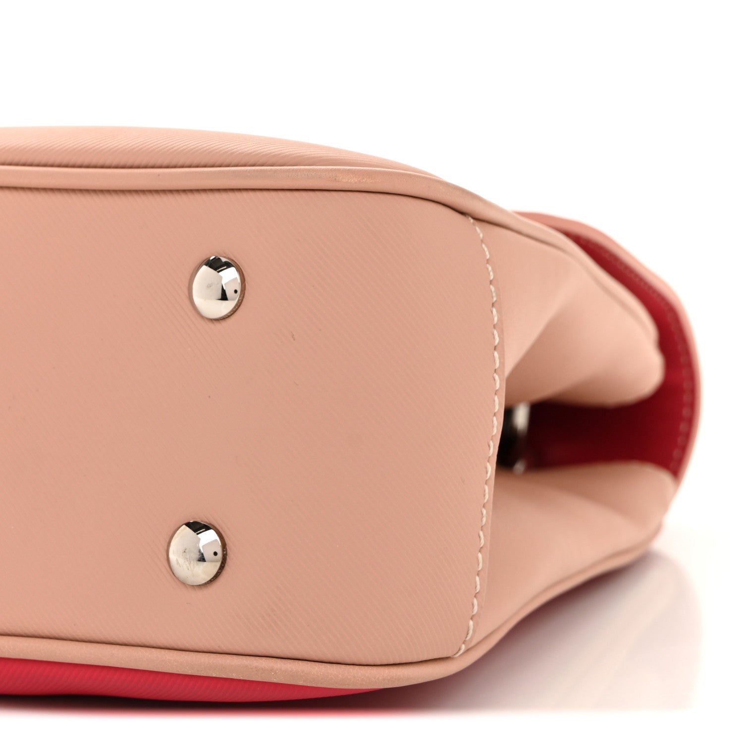 Trench Calfskin DK88 Medium Top Handle Bag Ash Rose Beige Russet