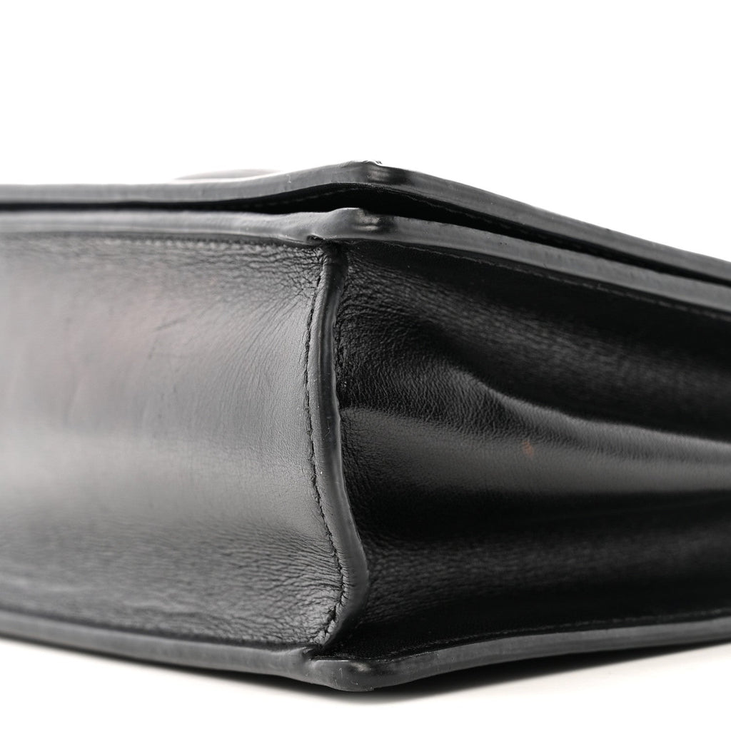 Calfskin Mini Barcelona Shoulder Bag Black
