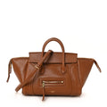 Supple Shiny Lambskin Small New Luggage Soft Tan
