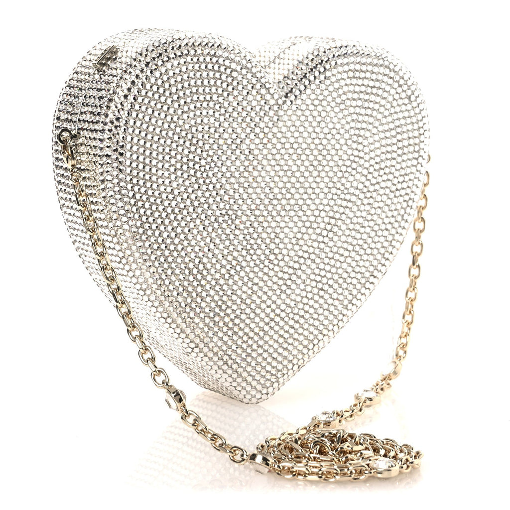 Crystal Heart Chocolate Box Clutch