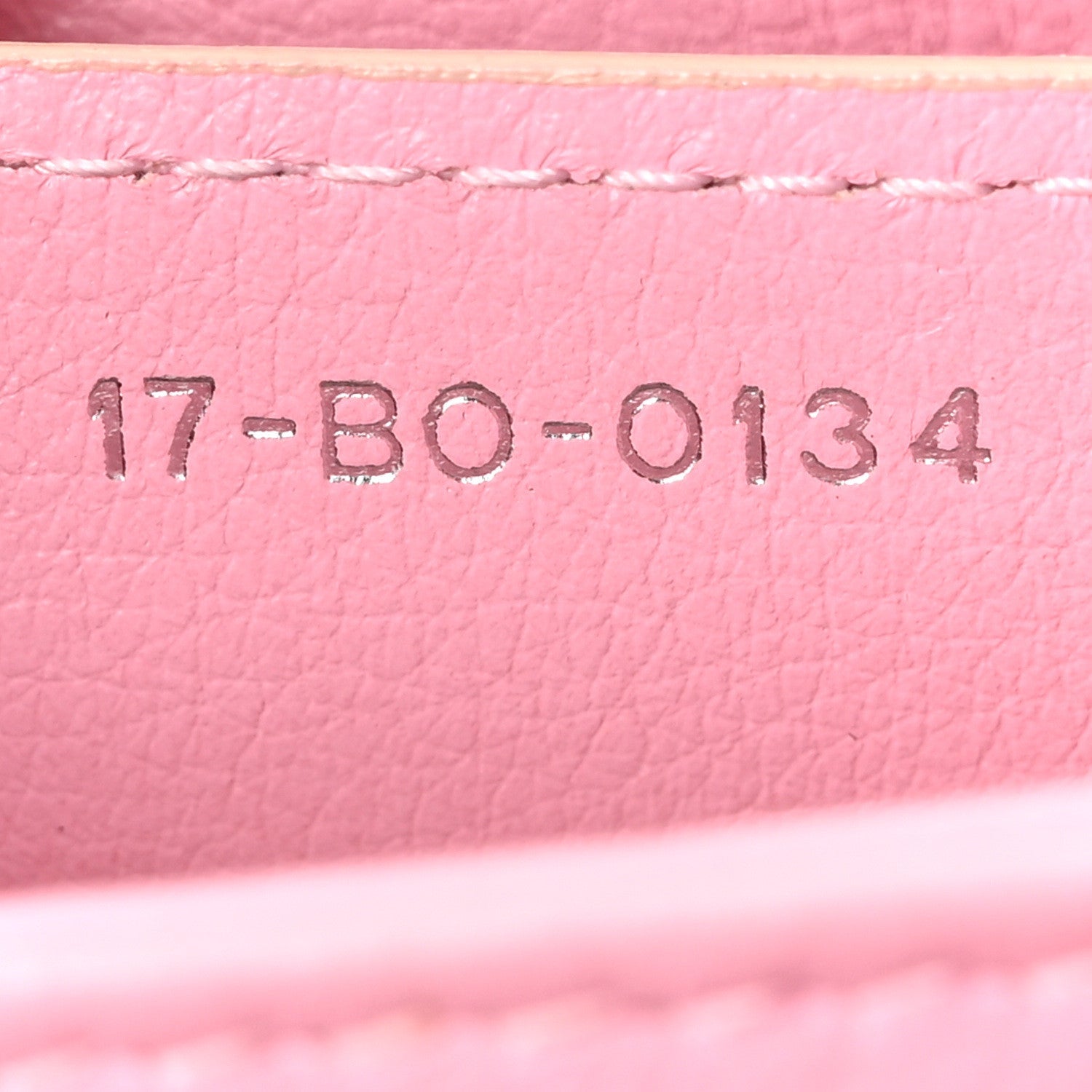 Calfskin Large Diorling Rose Candy