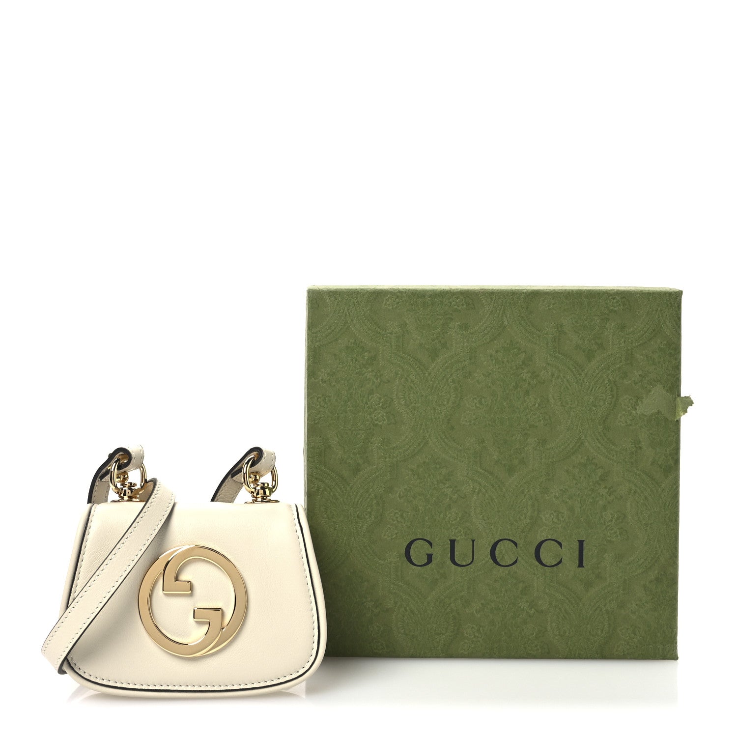 Roxy Calfskin Blondie  Case Wallet with Strap Mystic White