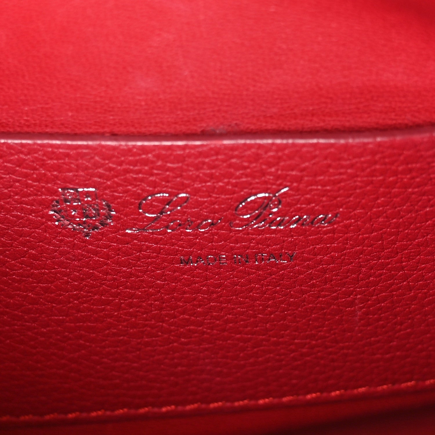 Grained Calfskin Milky Way Shoulder Bag Red
