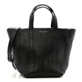 Calfskin XS Laundry Cabas Tote Black