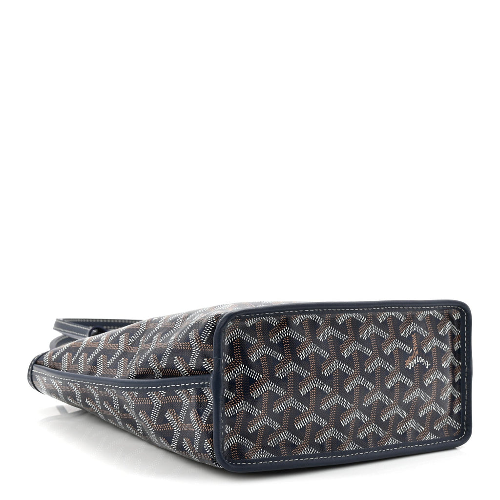 Goyardine Reversible Mini Anjou Navy