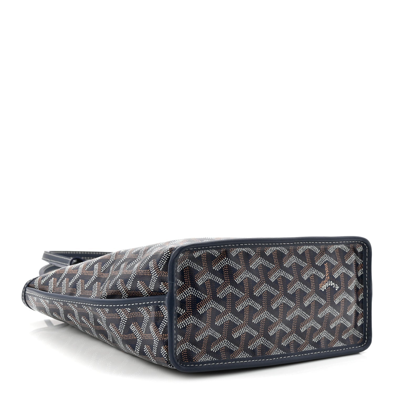 Goyardine Reversible Mini Anjou Navy