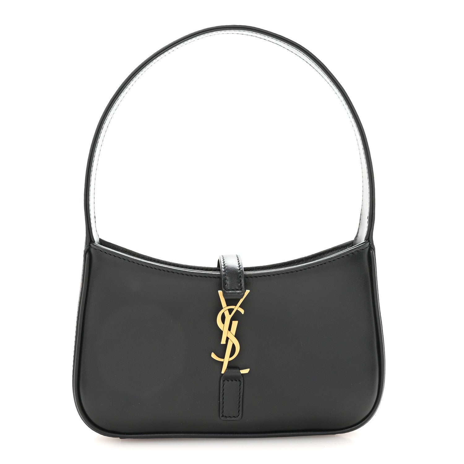 Smooth Calfskin Le 5 A 7 Mini Hobo Black