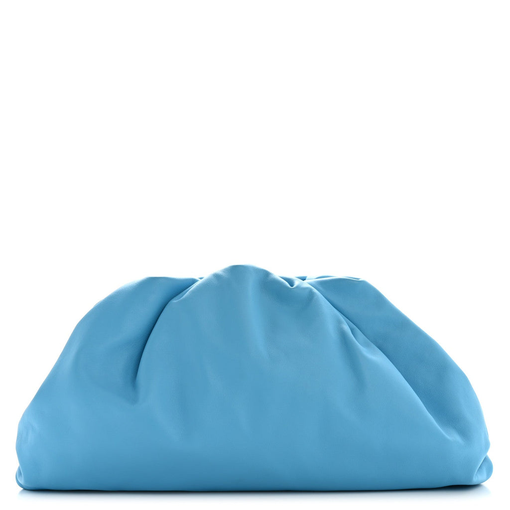 Smooth Butter Calf The Pouch Oversized Clutch Swimming Pool