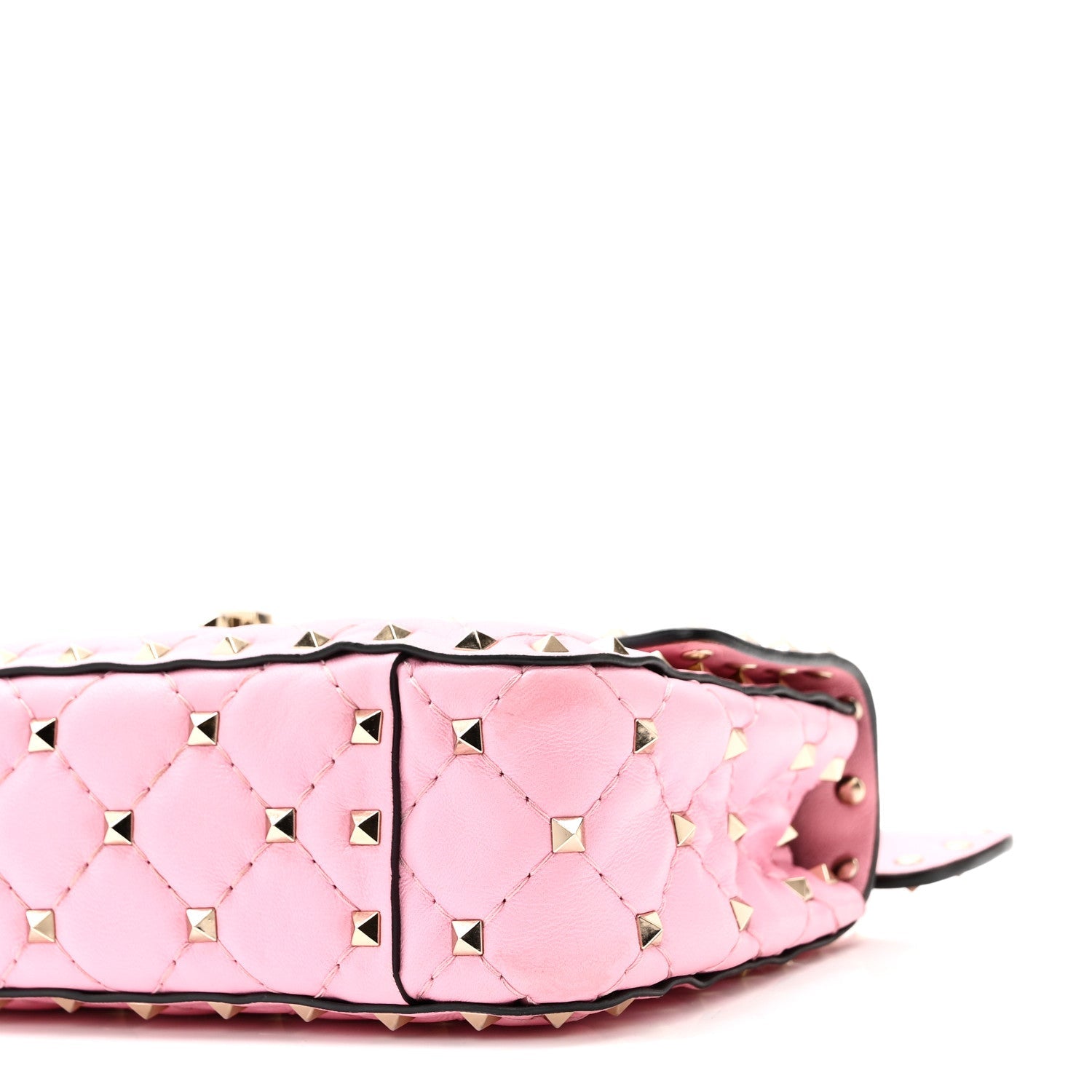 Nappa Small Rockstud Spike Shoulder Bag Giacinto