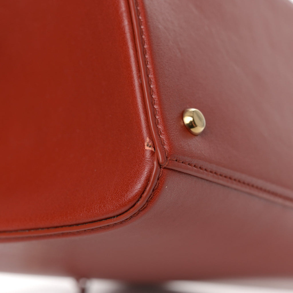 Calfskin Medium Desiree Shoulder Bag Red