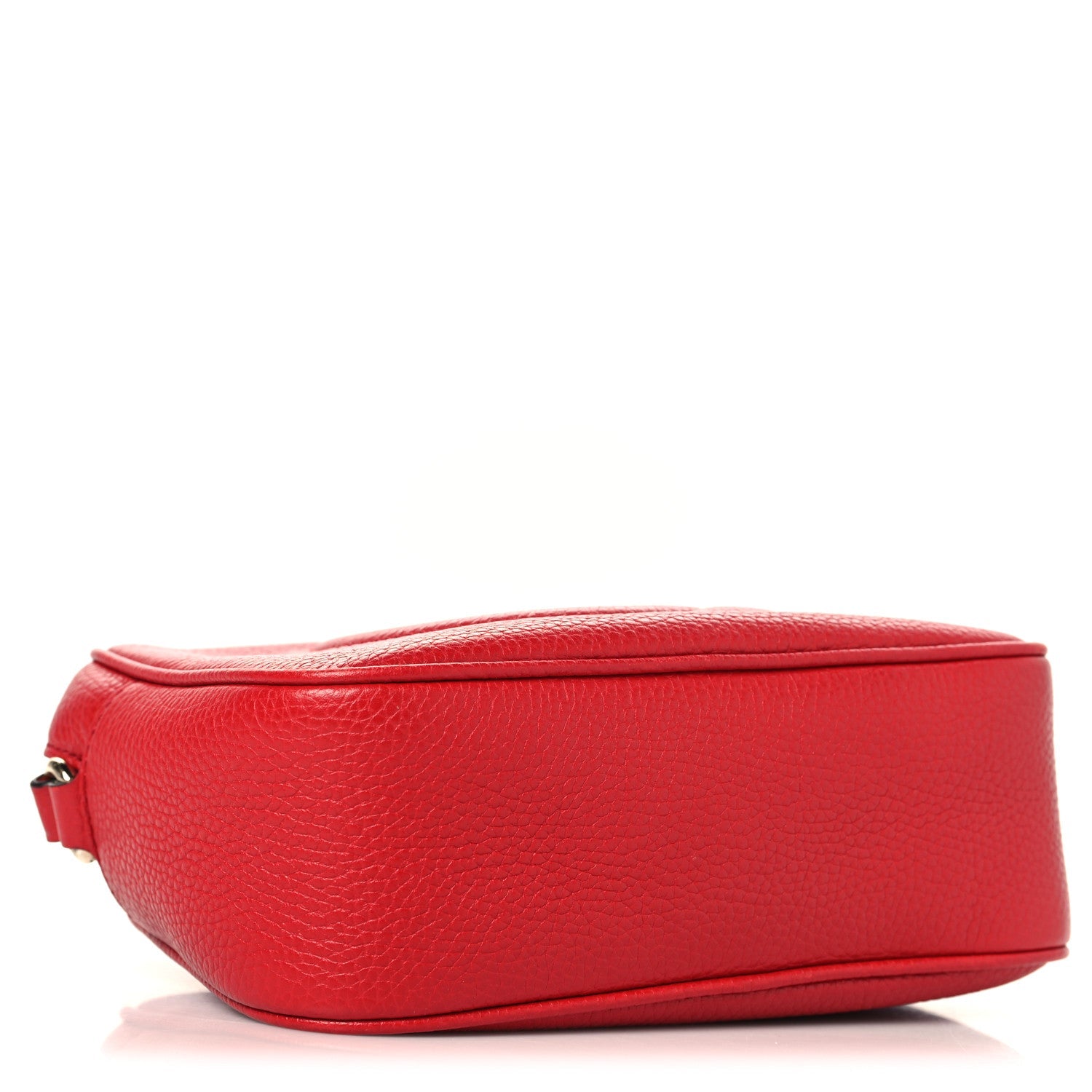 Pebbled Calfskin Small Soho Disco Bag Tabasco Red