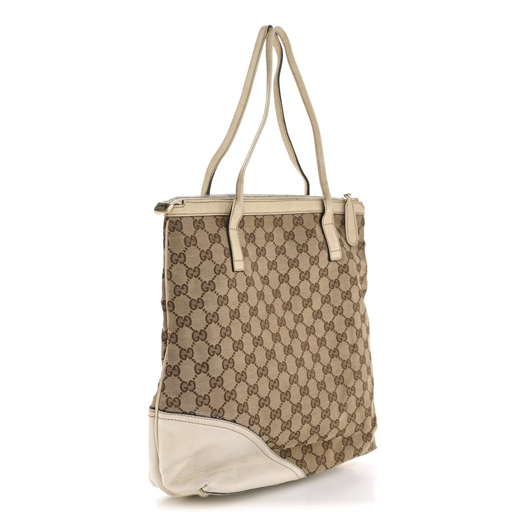 Monogram Medium New Britt Hobo Tote Off White