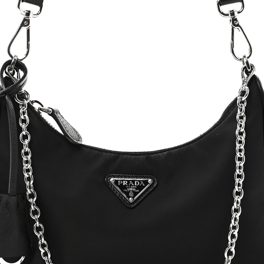 Nylon Re-Edition 2005 Shoulder Bag Black