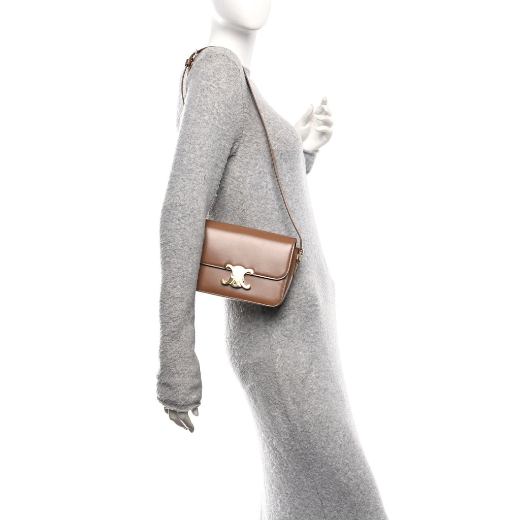 Shiny Calfskin Teen Triomphe Bronze