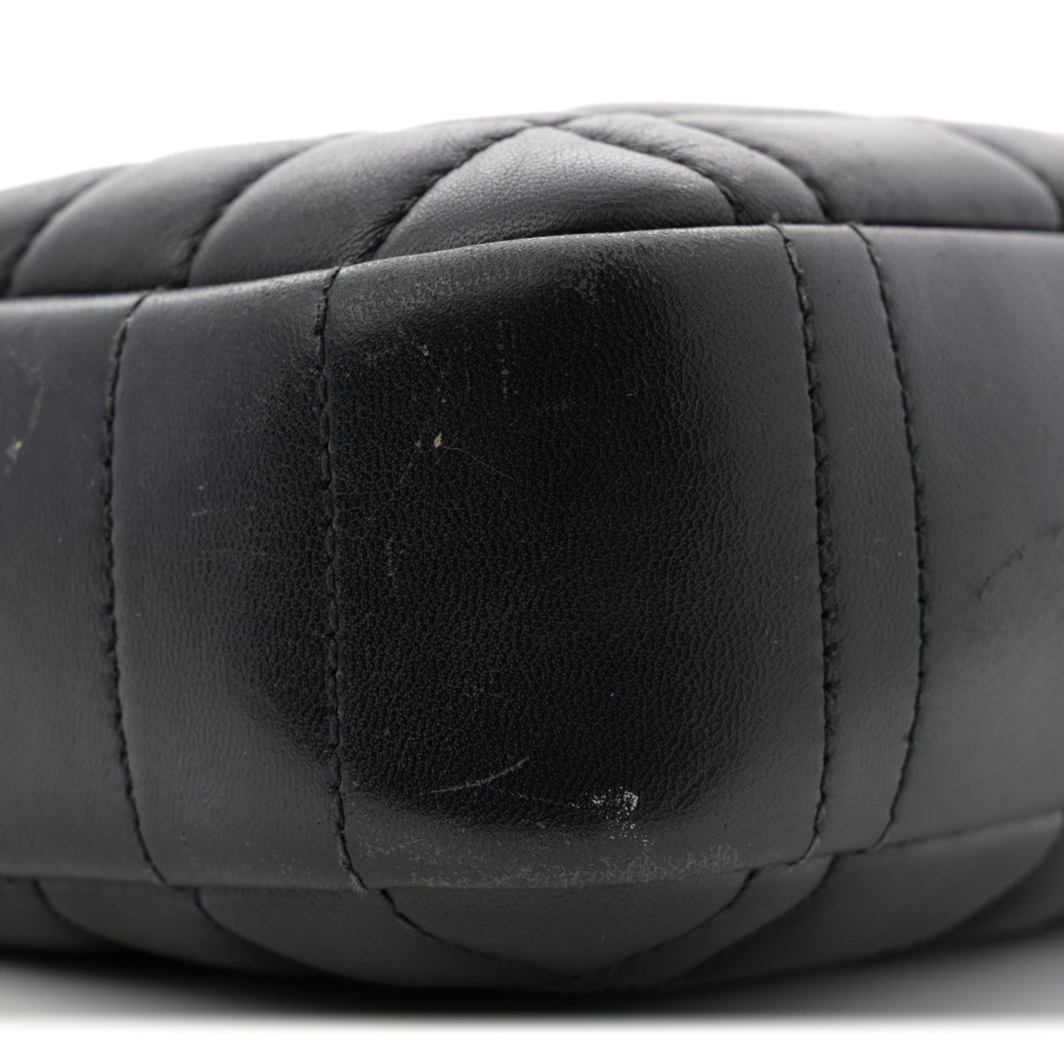Lambskin Quilted Small Lola Camera Bag Black