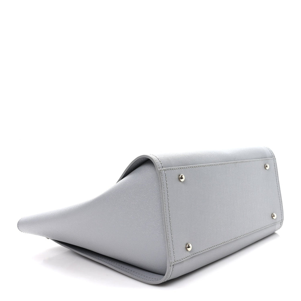 Caviar Studded Small Deauville Tote Grey