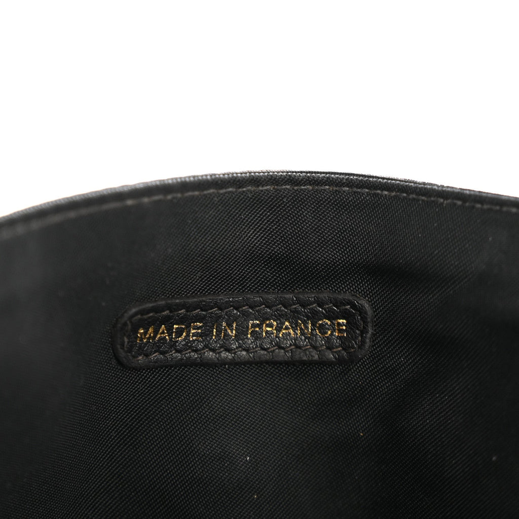 Nylon Button CC Tote Black