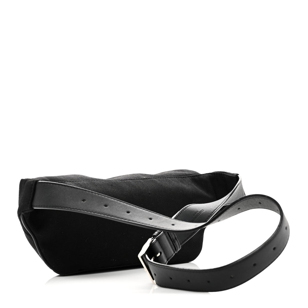 Canvas Monogram Belt Bag Black