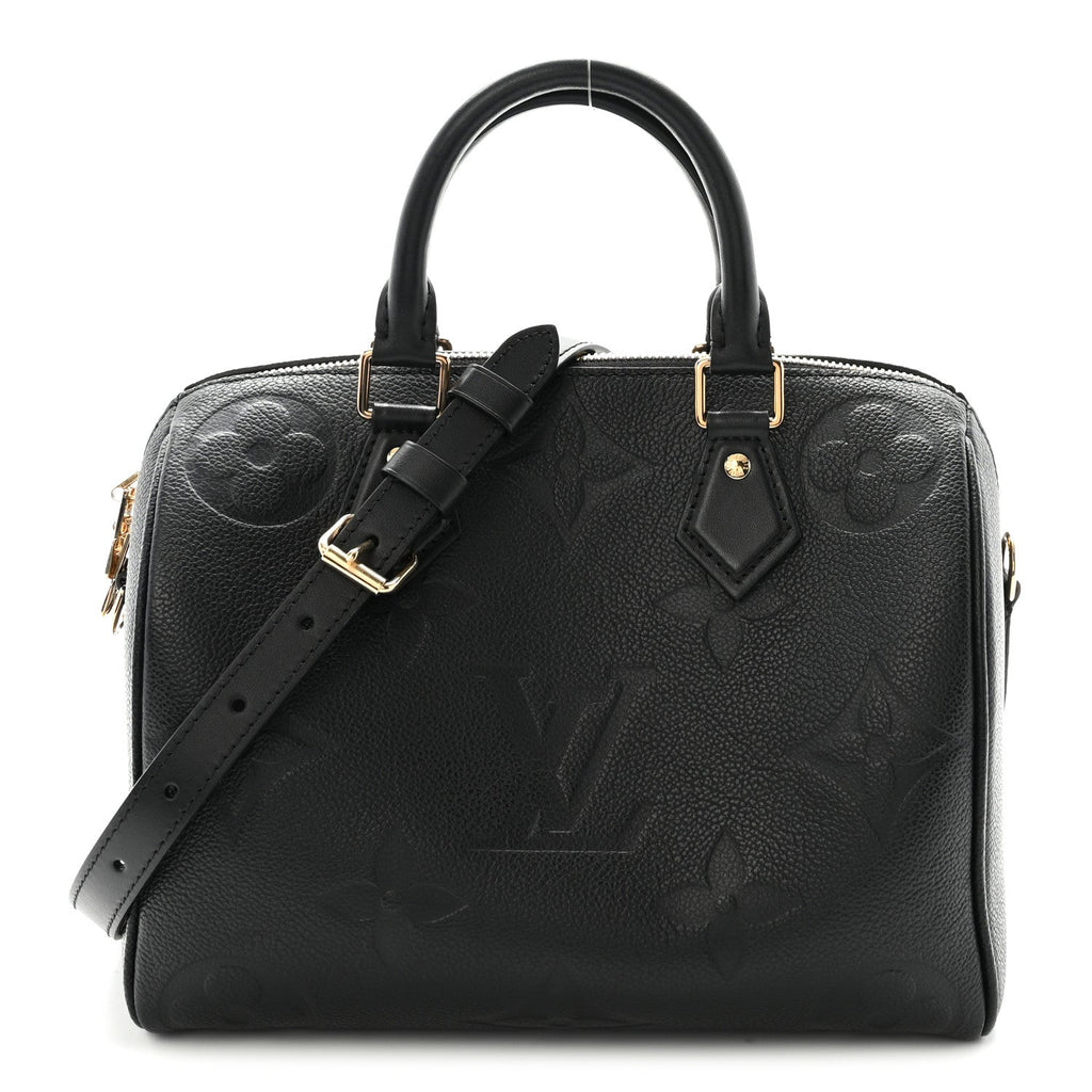 Empreinte Monogram Giant Speedy Bandouliere 25 Black