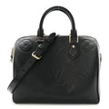Empreinte Monogram Giant Speedy Bandouliere 25 Black