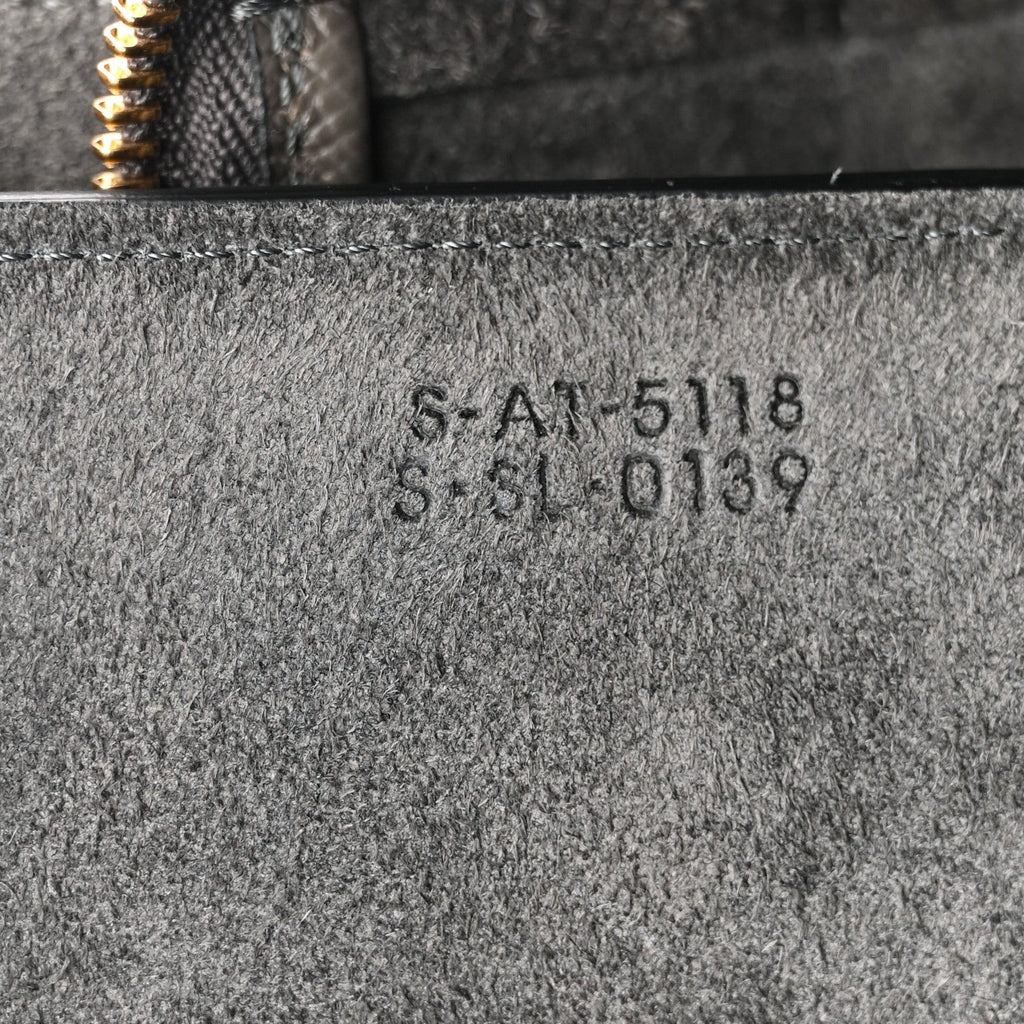 Grained Calfskin Mini Belt Bag Grey