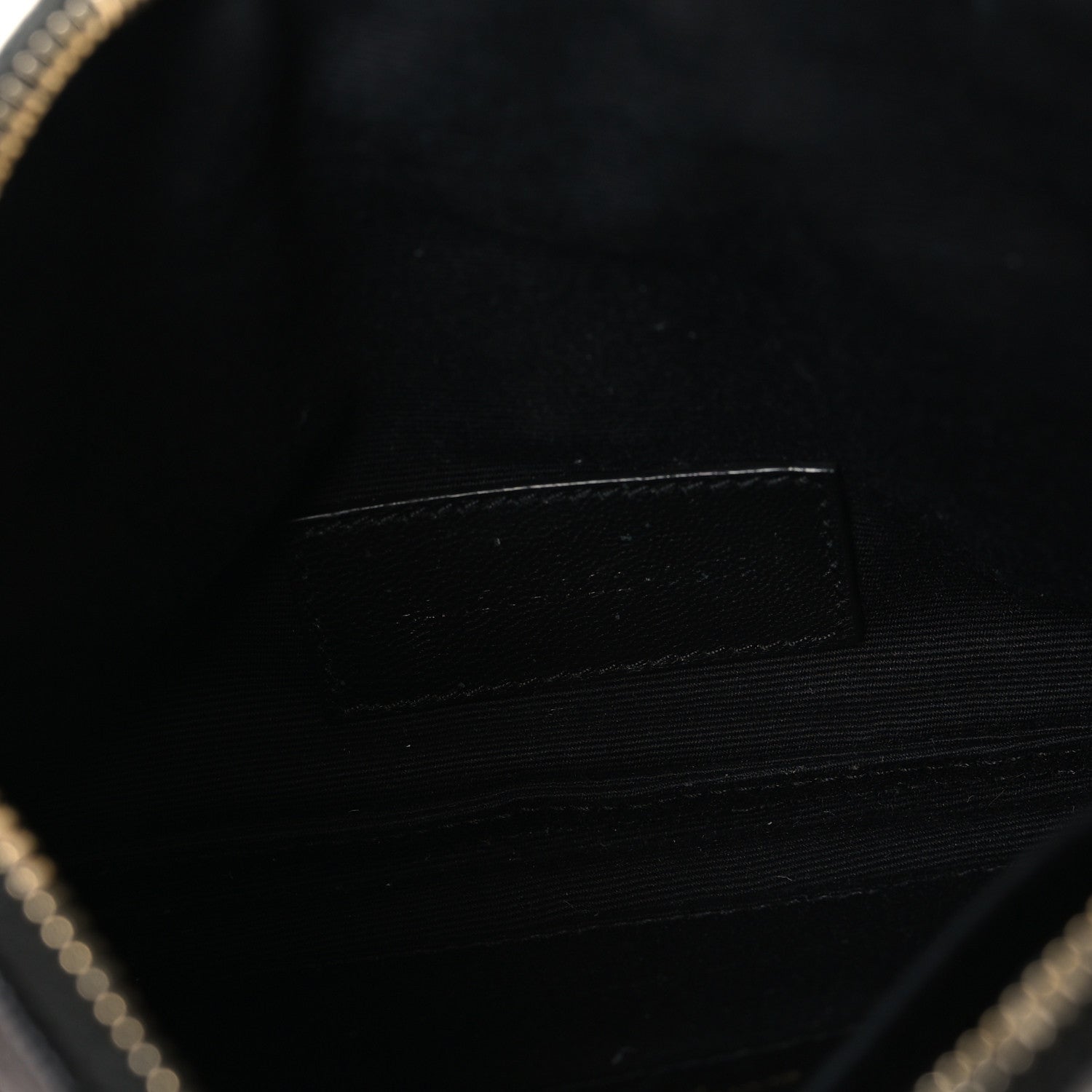 Grain De Poudre Chevron Monogram Bill Pouch Black