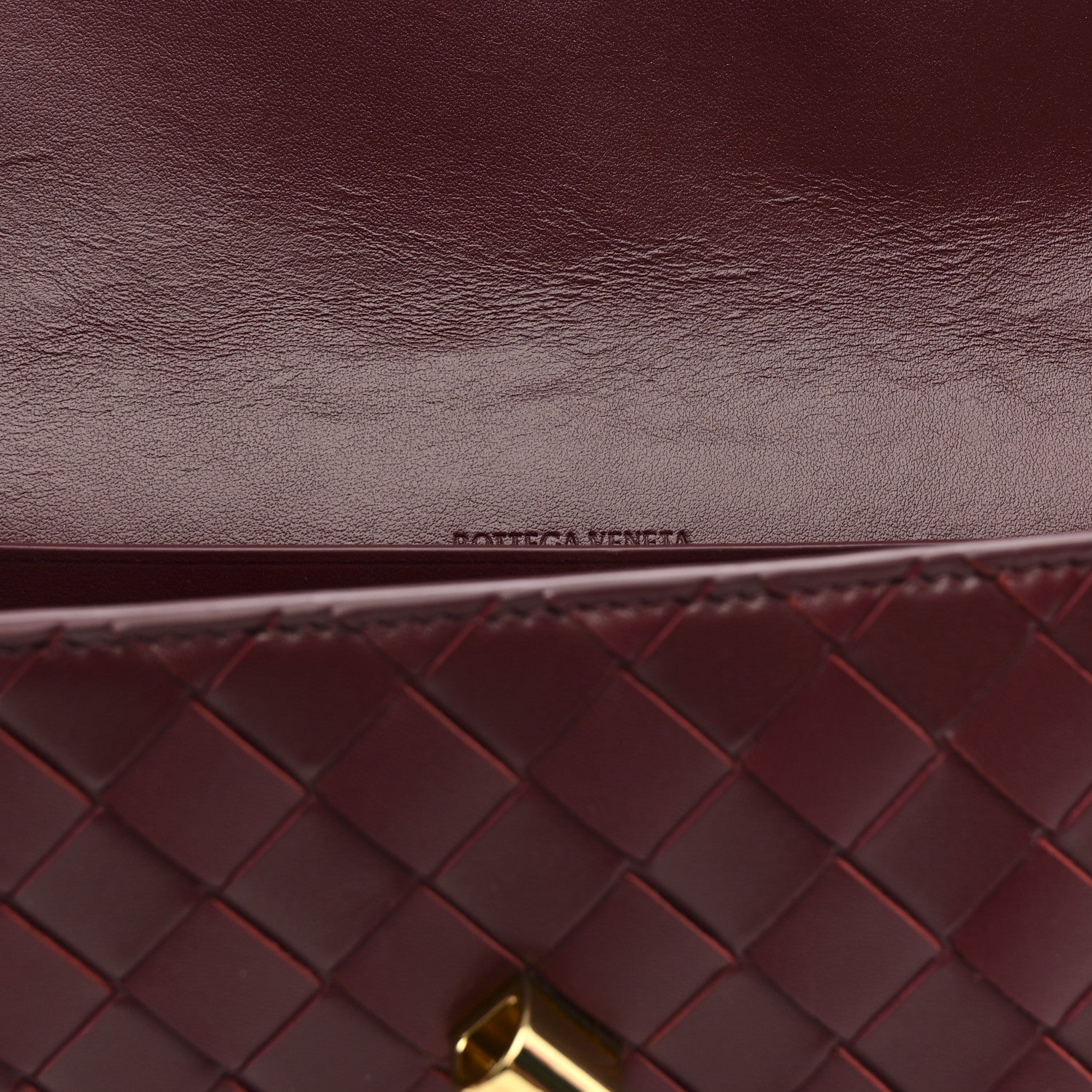 Nappa Intrecciato Long Andiamo Top Handle Clutch Barolo