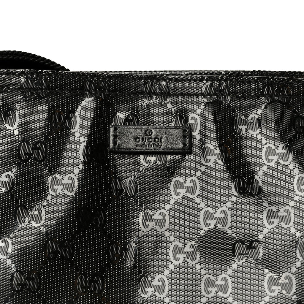 Imprime Monogram Medium Flat Messenger Bag Black