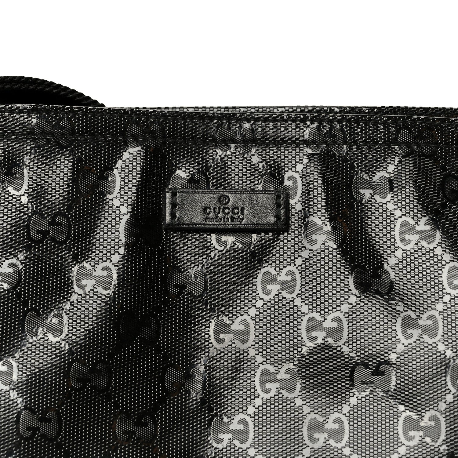Imprime Monogram Medium Flat Messenger Bag Black